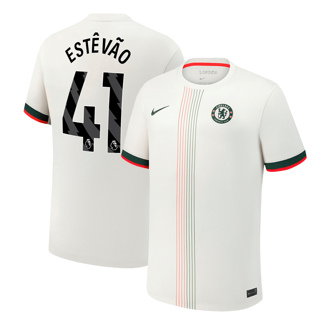 ESTÊVÃO #41 Chelsea Away Football Shirt 2025/26