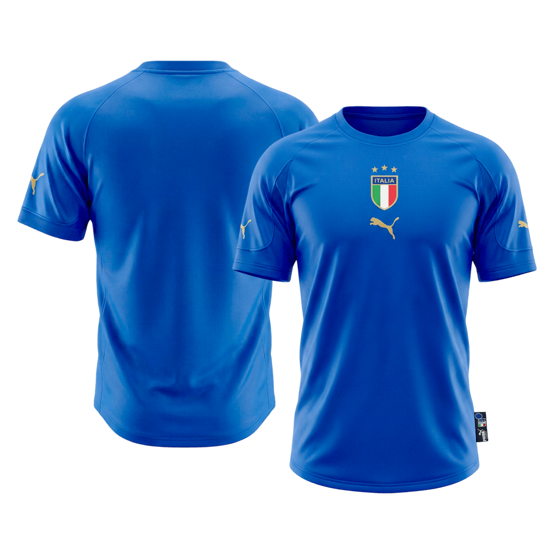 Retro 2004 Italy Home Football Shirt