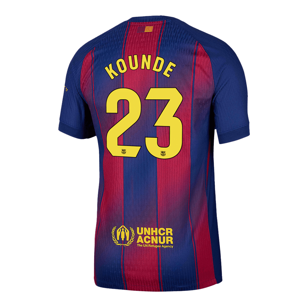 Player Version KOUNDE #23 Barcelona Home Football Shirt 2025/26