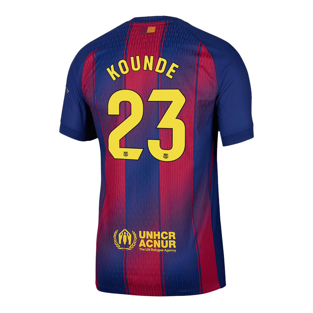 Player Version KOUNDE #23 Barcelona Home Football Shirt 2025/26