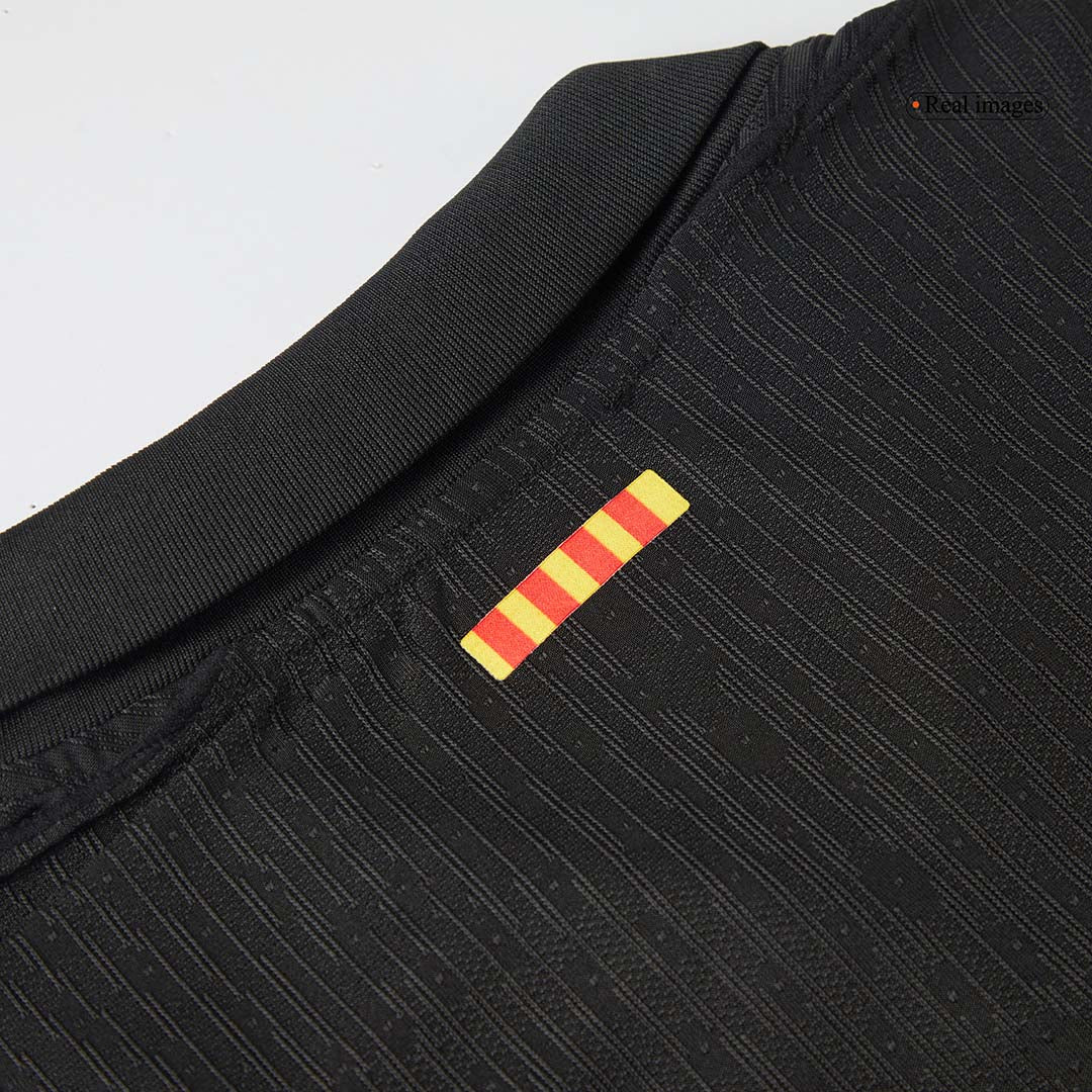 Player Version Barcelona X Travis Scott Away Football Shirt 2024/25 Black
