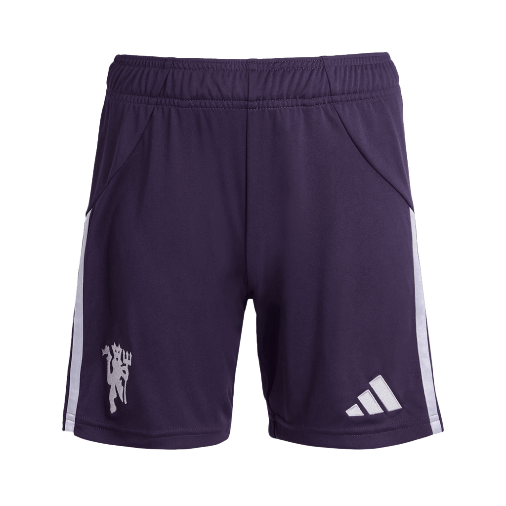 Manchester United Away Football Shorts 25/26 Purple
