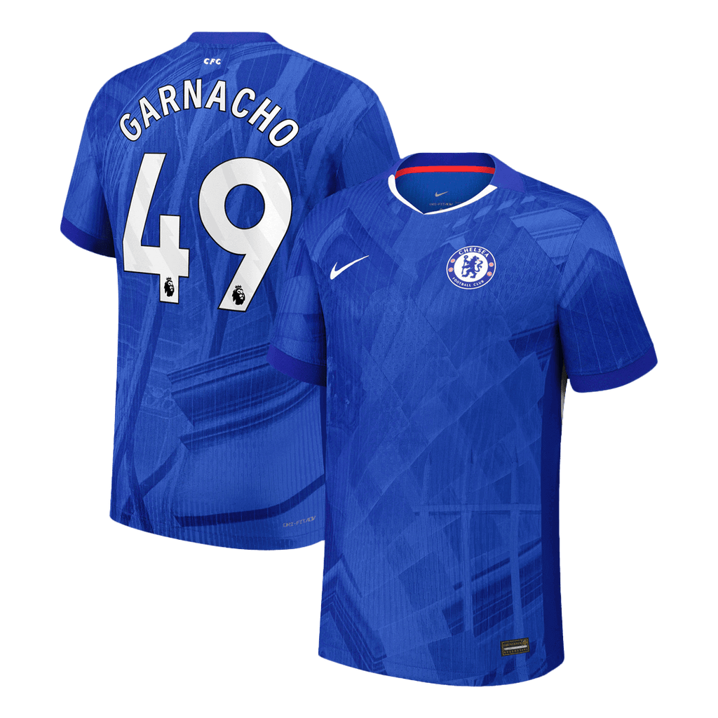 Player Version GARNACHO #49 Chelsea Home Football Shirt 2025/26