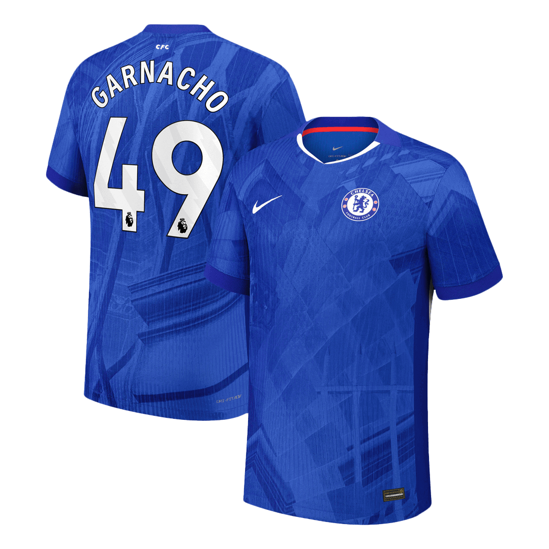 Player Version GARNACHO #49 Chelsea Home Football Shirt 2025/26