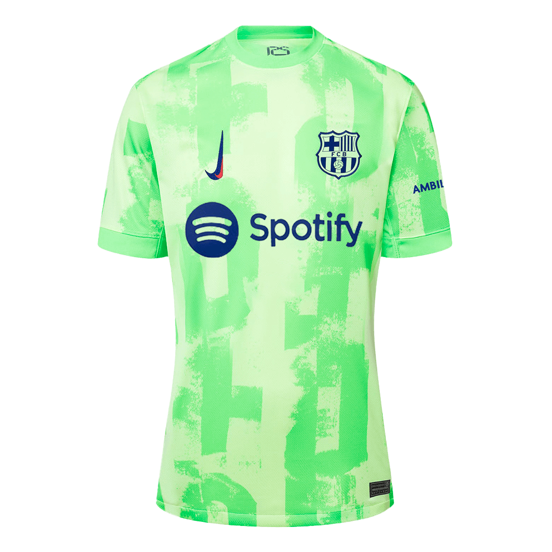 F.DE JONG #21 Barcelona Third Away Football Shirt - UCL