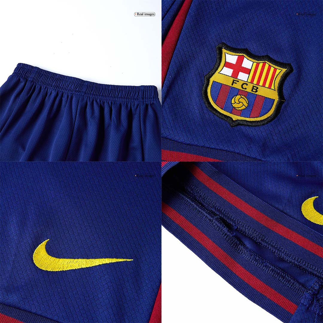 Kid's Barcelona Home Football Shirt Kit(Jersey+Shorts+Socks) 2025/26 Red&Blue