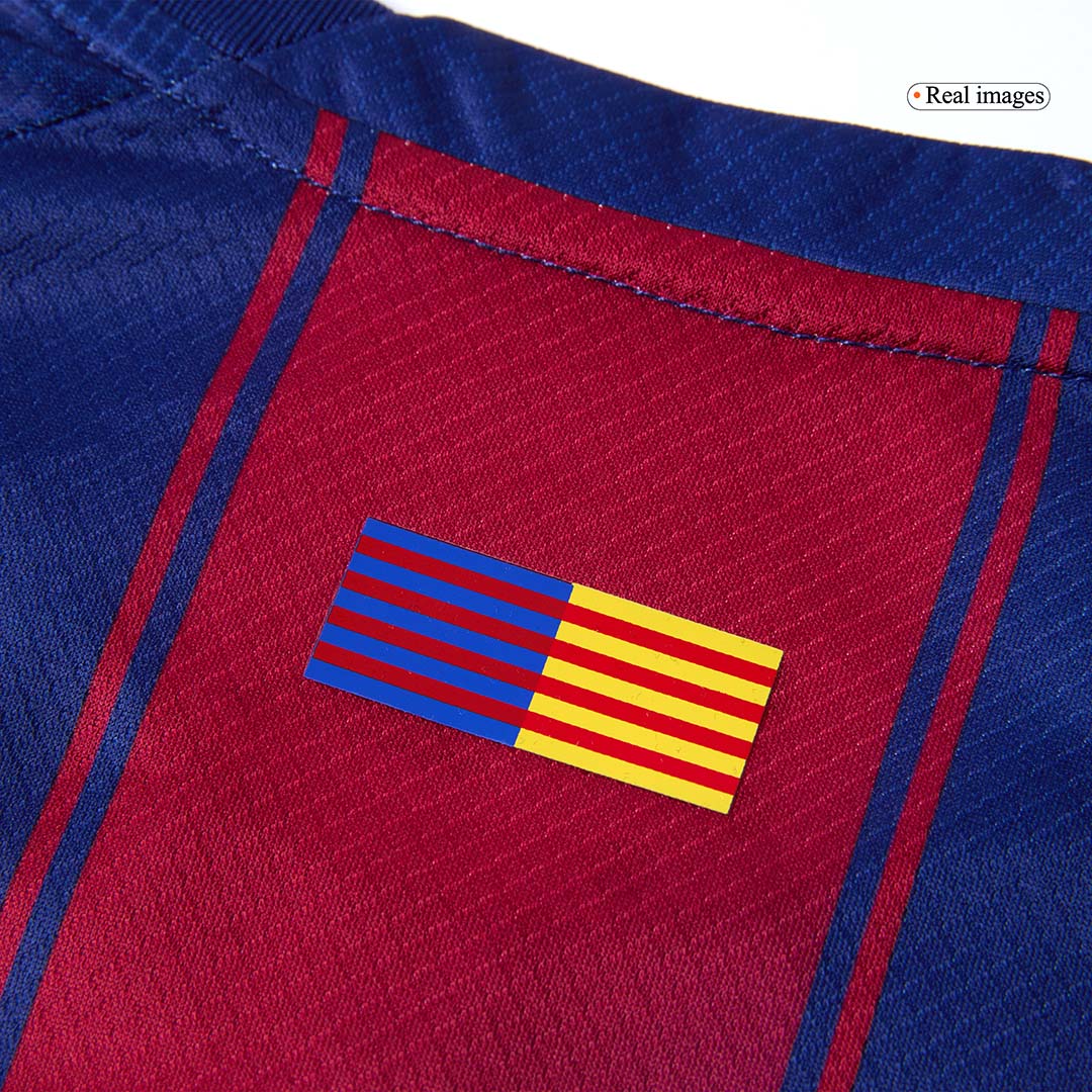 Kid's Barcelona Home Football Shirt Kit(Jersey+Shorts+Socks) 2025/26 Red&Blue