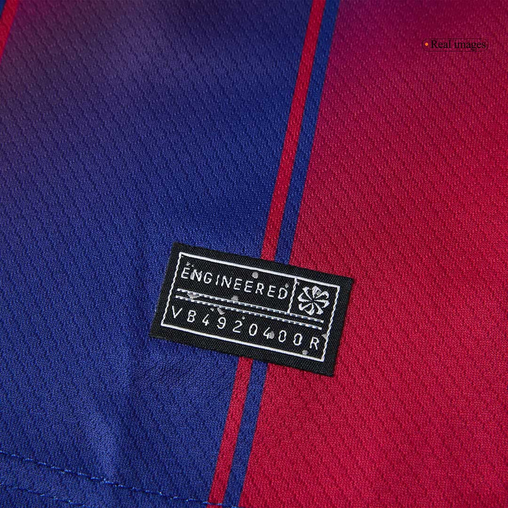 Kid's Barcelona Home Football Shirt Kit(Jersey+Shorts+Socks) 2025/26 Red&Blue