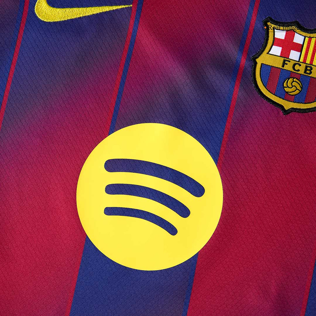 Kid's Barcelona Home Football Shirt Kit(Jersey+Shorts+Socks) 2025/26 Red&Blue