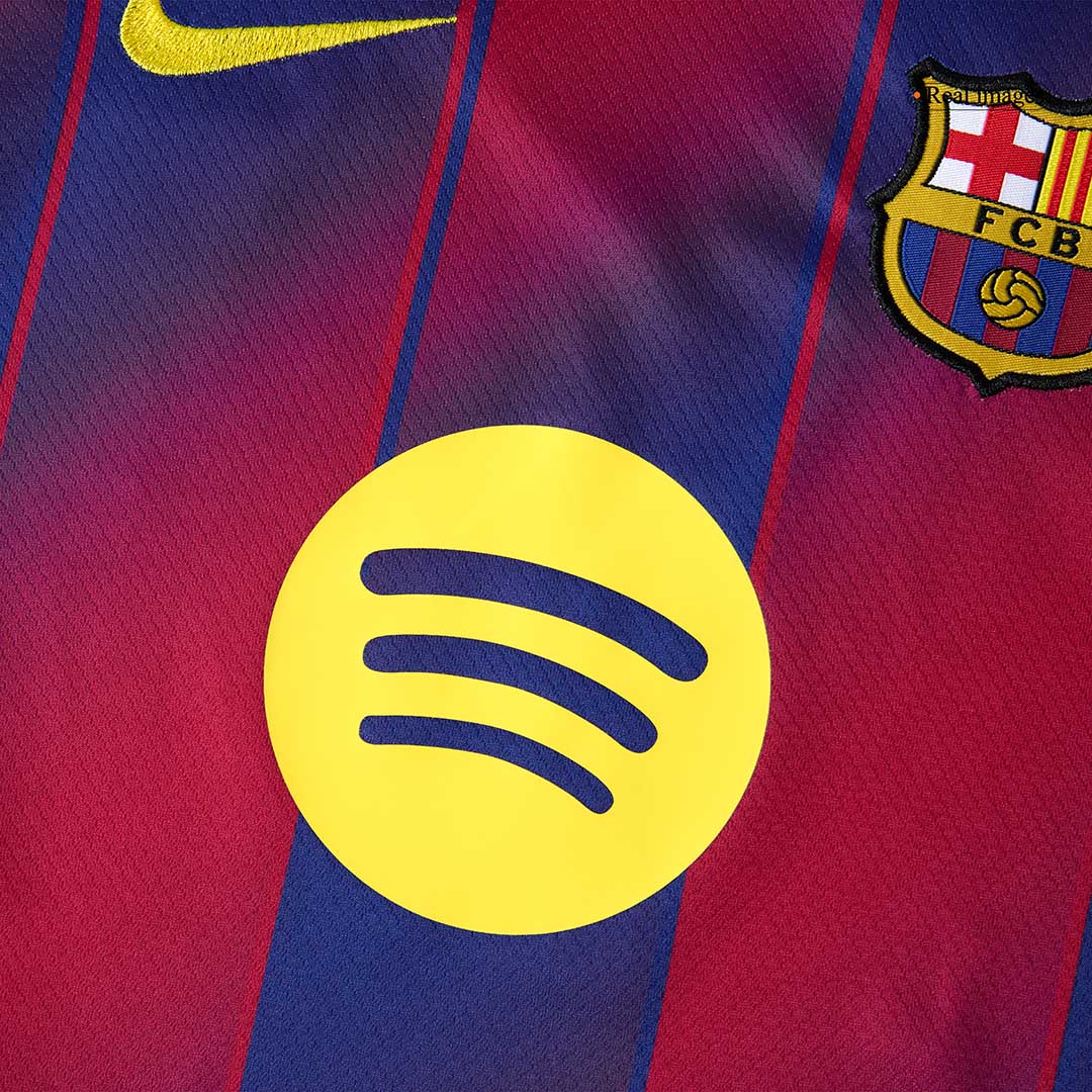 Kid's Barcelona Home Football Shirt Kit(Jersey+Shorts+Socks) 2025/26 Red&Blue