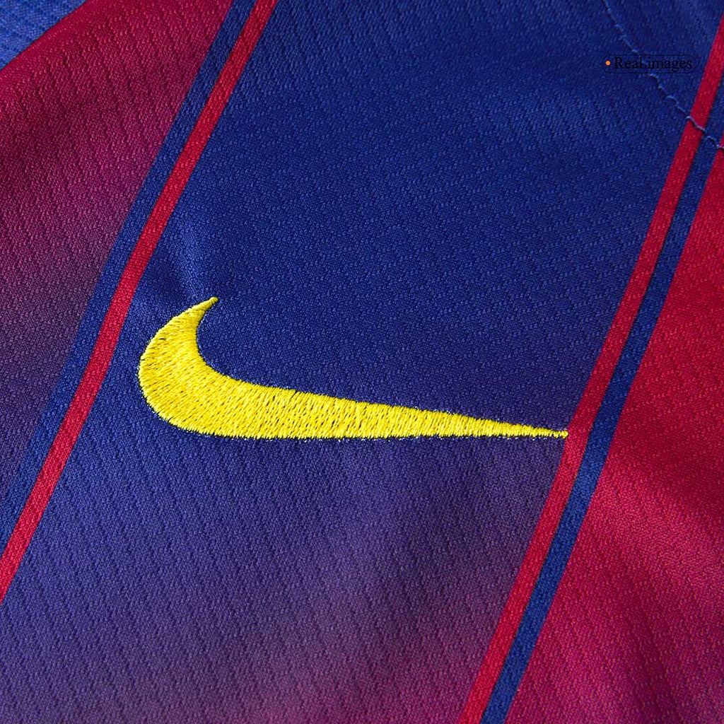 Kid's Barcelona Home Football Shirt Kit(Jersey+Shorts+Socks) 2025/26 Red&Blue