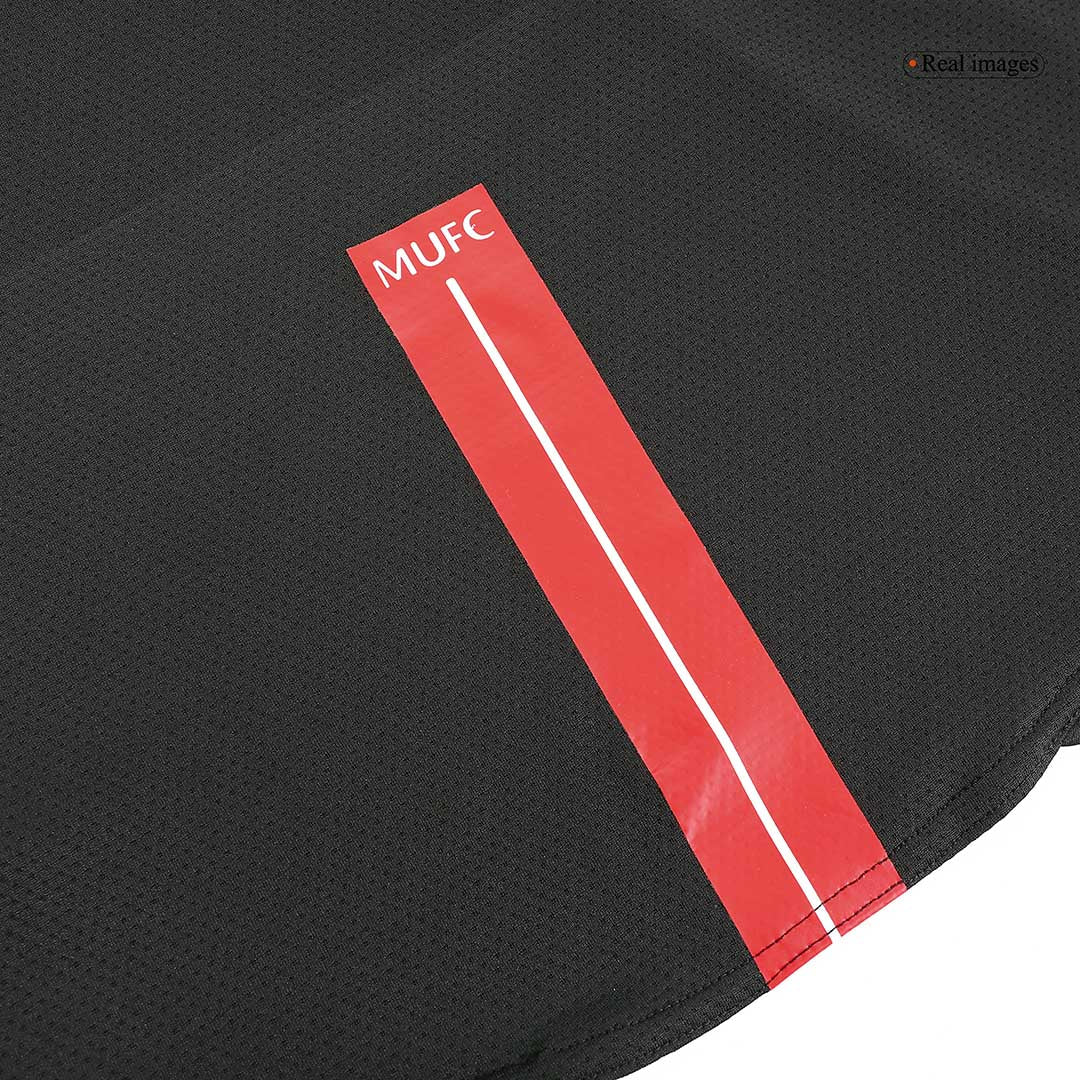 Retro SCHOLES #18 2007/08 Manchester United Away Long Sleeve Football Shirt