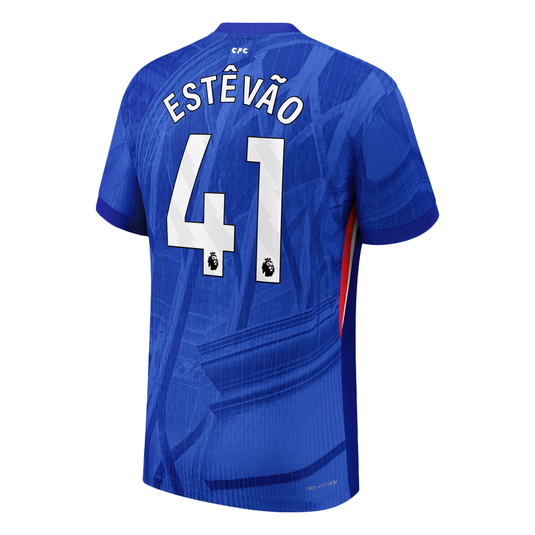 Player Version ESTÊVÃO #41 Chelsea Home Football Shirt 2025/26