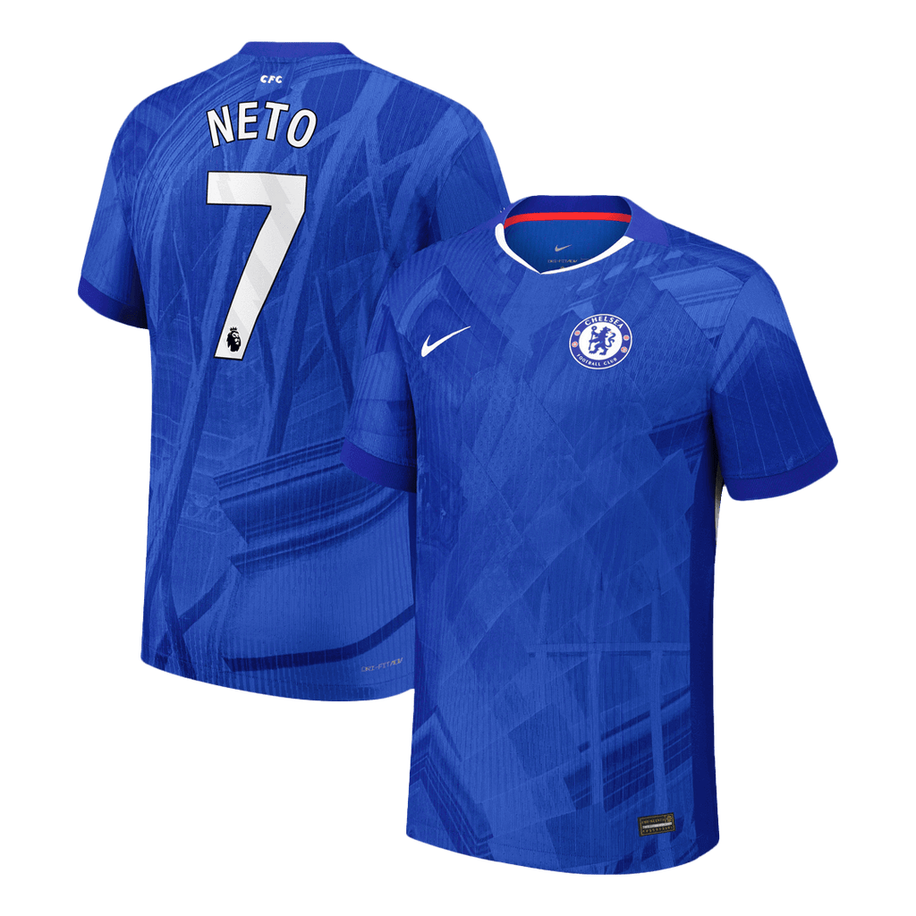 Player Version NETO #7 Chelsea Home Football Shirt 2025/26