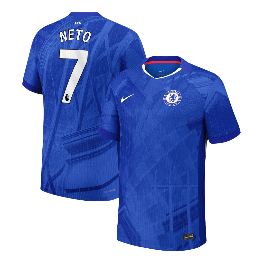 Player Version NETO #7 Chelsea Home Football Shirt 2025/26