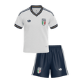 Kid's Italy Away Football Shirt Kit(Jersey+Shorts) 2026
