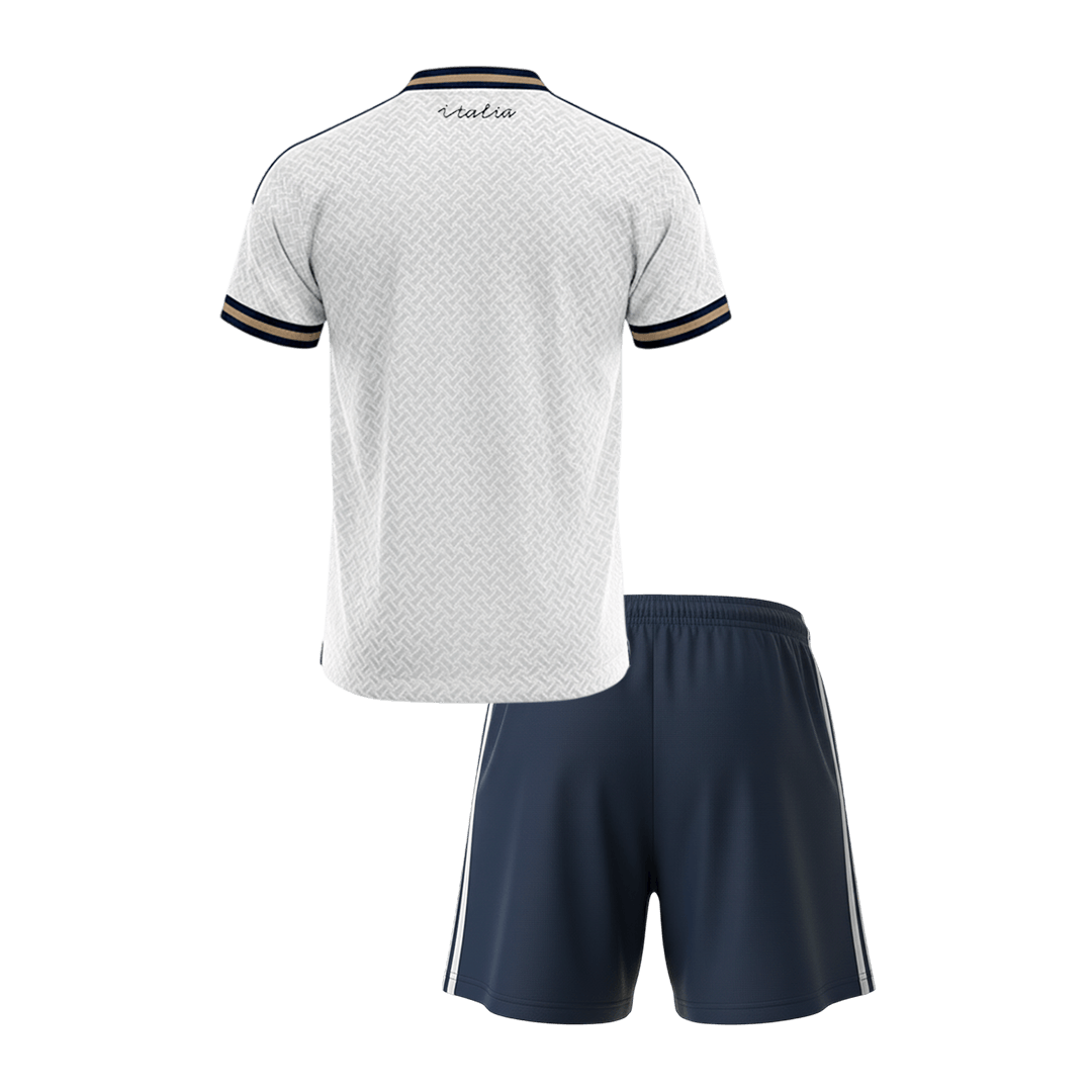 Kid's Italy Away Football Shirt Kit(Jersey+Shorts) 2026