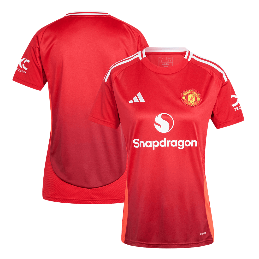 Women's Manchester United Home Football Shirt Shirt 2024/25