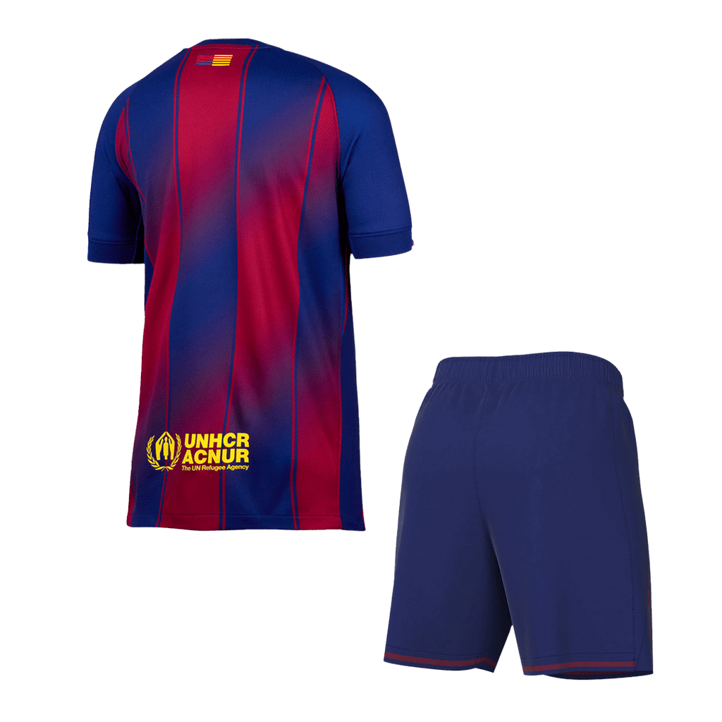 Barcelona Home Football Shirt Kit(Jersey+Shorts) 2025/26 Red&Blue