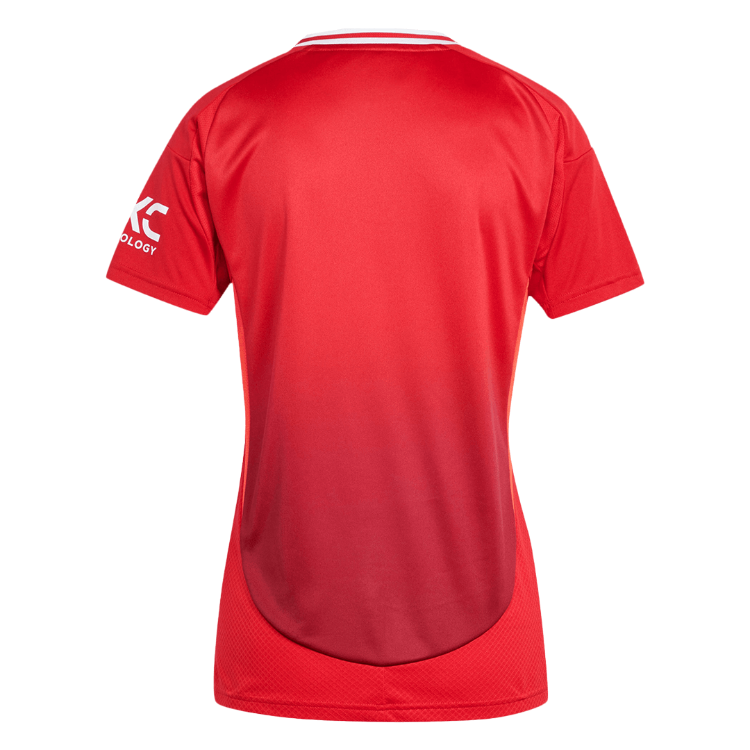 Women's Manchester United Home Football Shirt Shirt 2024/25