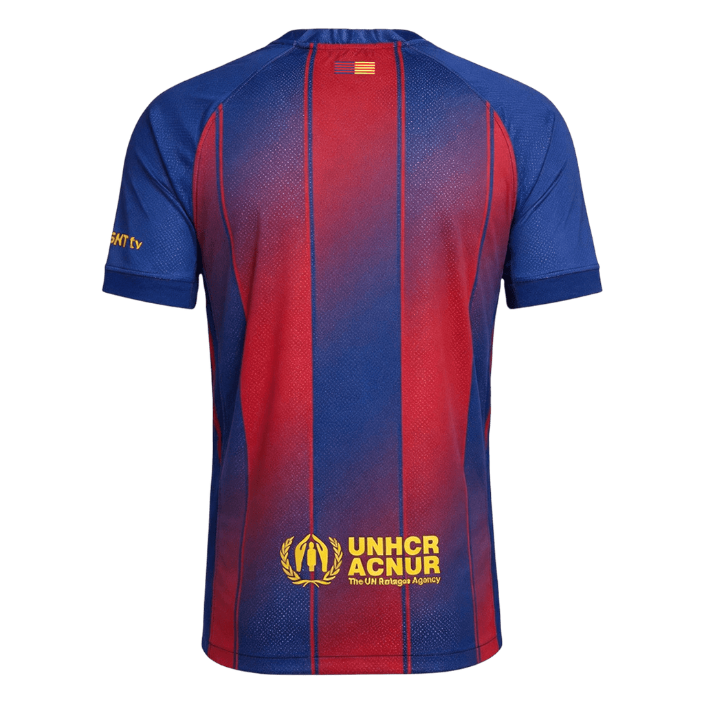 2025/26 Barcelona x Olivia Rodrigo Home Soccer Jersey Red&Blue Limited Edition