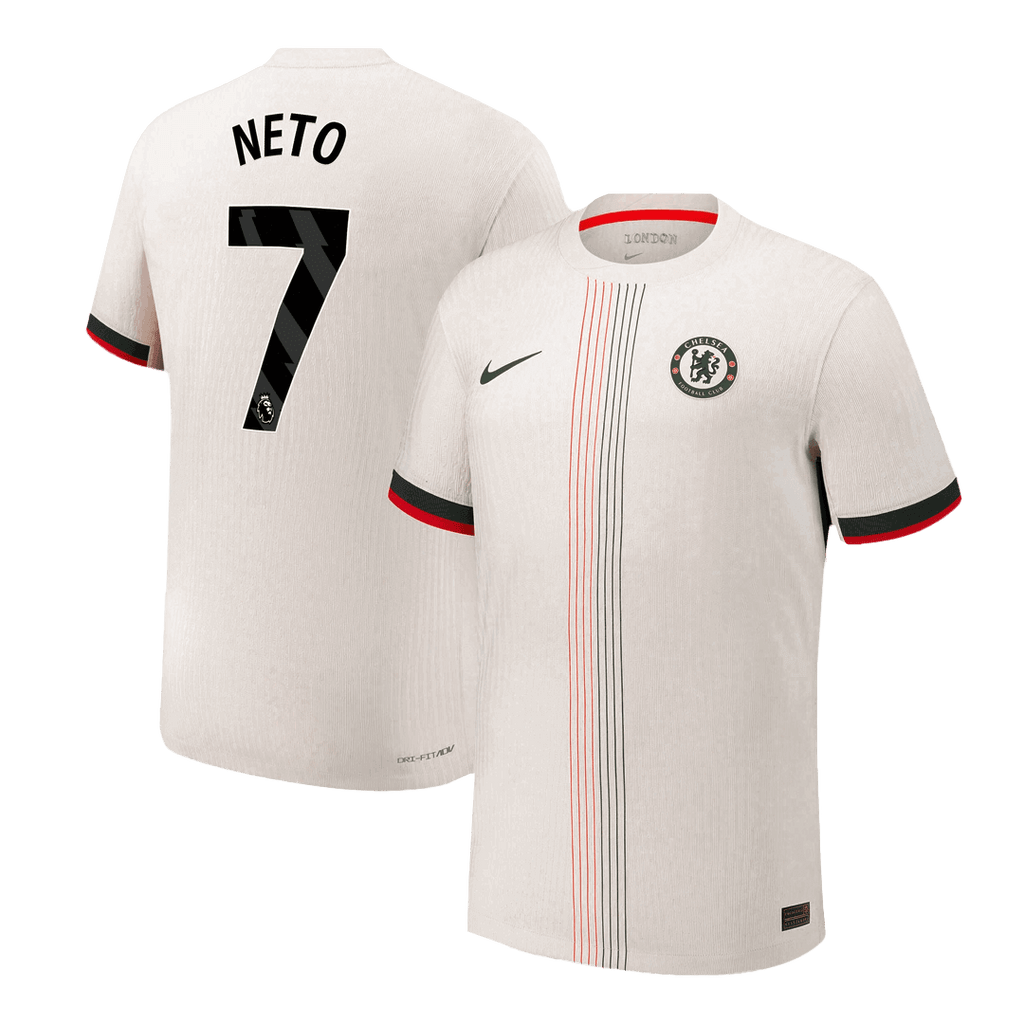 Player Version NETO #7 Chelsea Away Football Shirt 2025/26