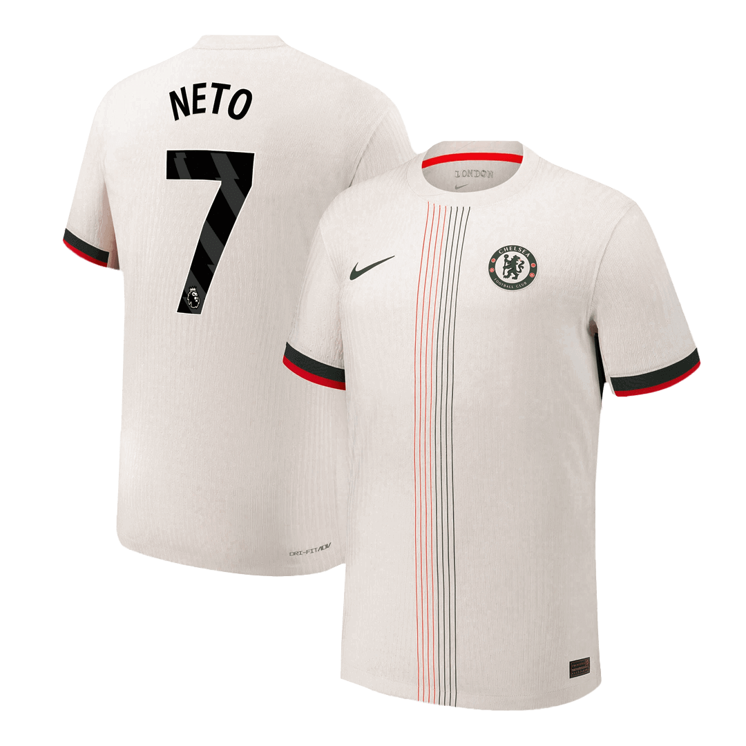 Player Version NETO #7 Chelsea Away Football Shirt 2025/26