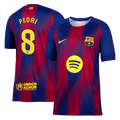 PEDRI #8 Barcelona Home Football Shirt 2025/26 Red&Blue