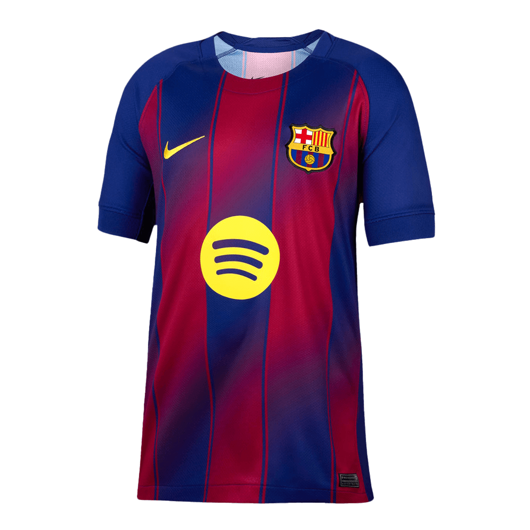 PEDRI #8 Barcelona Home Football Shirt 2025/26 Red&Blue