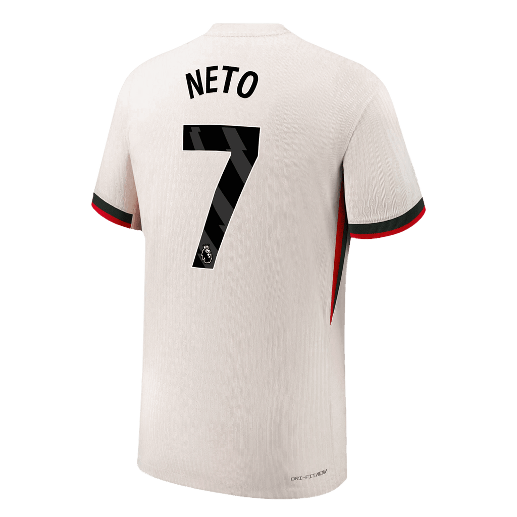 Player Version NETO #7 Chelsea Away Football Shirt 2025/26
