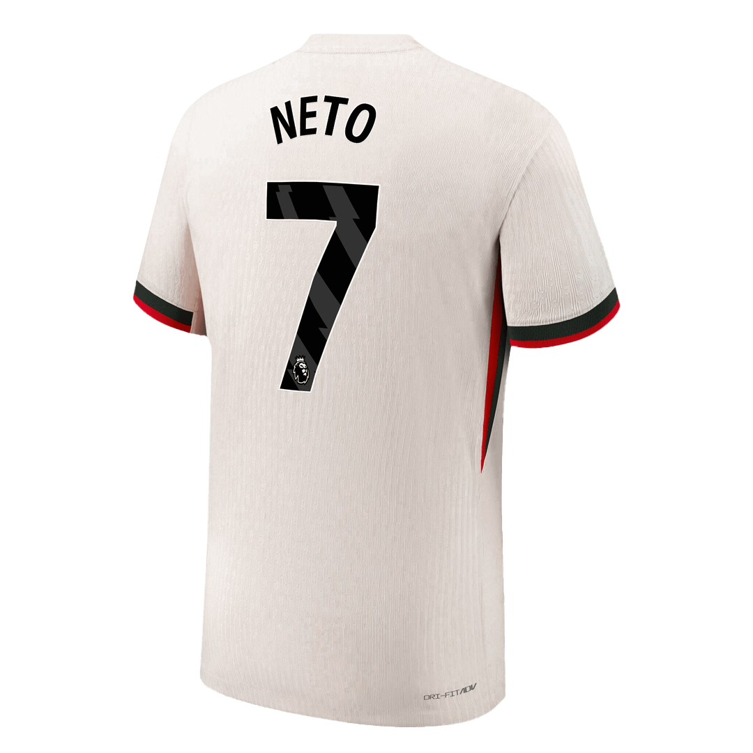 Player Version NETO #7 Chelsea Away Football Shirt 2025/26