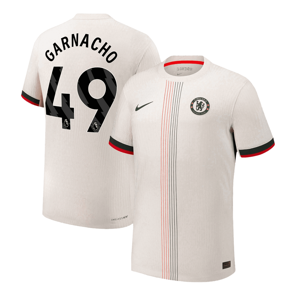 Player Version GARNACHO #49 Chelsea Away Football Shirt 2025/26
