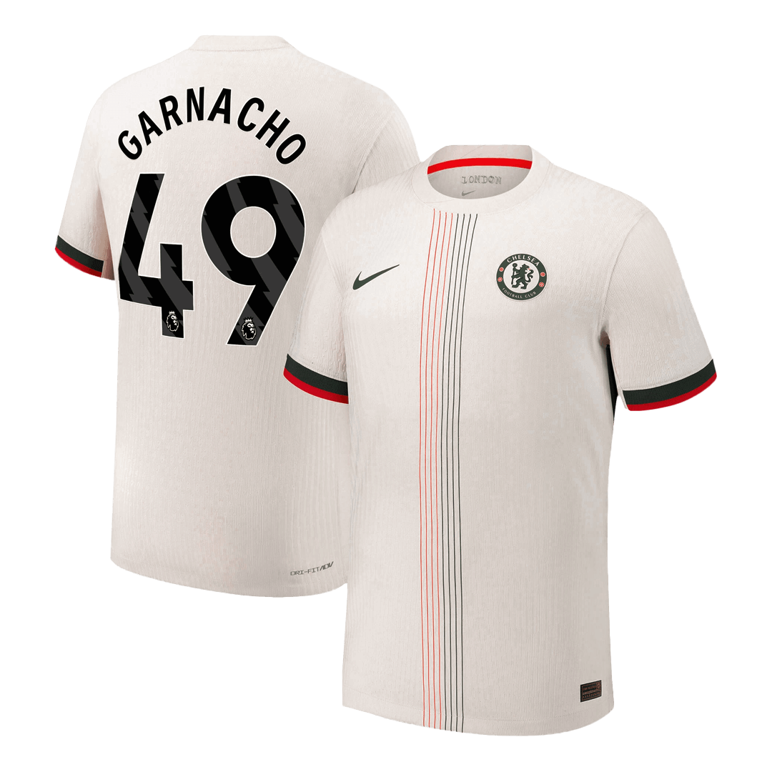 Player Version GARNACHO #49 Chelsea Away Football Shirt 2025/26