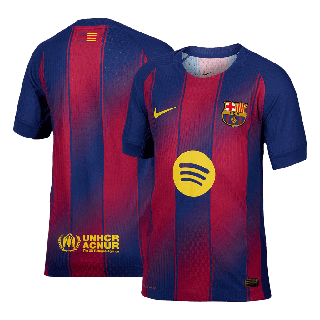 Player Version Barcelona Home Football Shirt 2025/26 Red&Blue