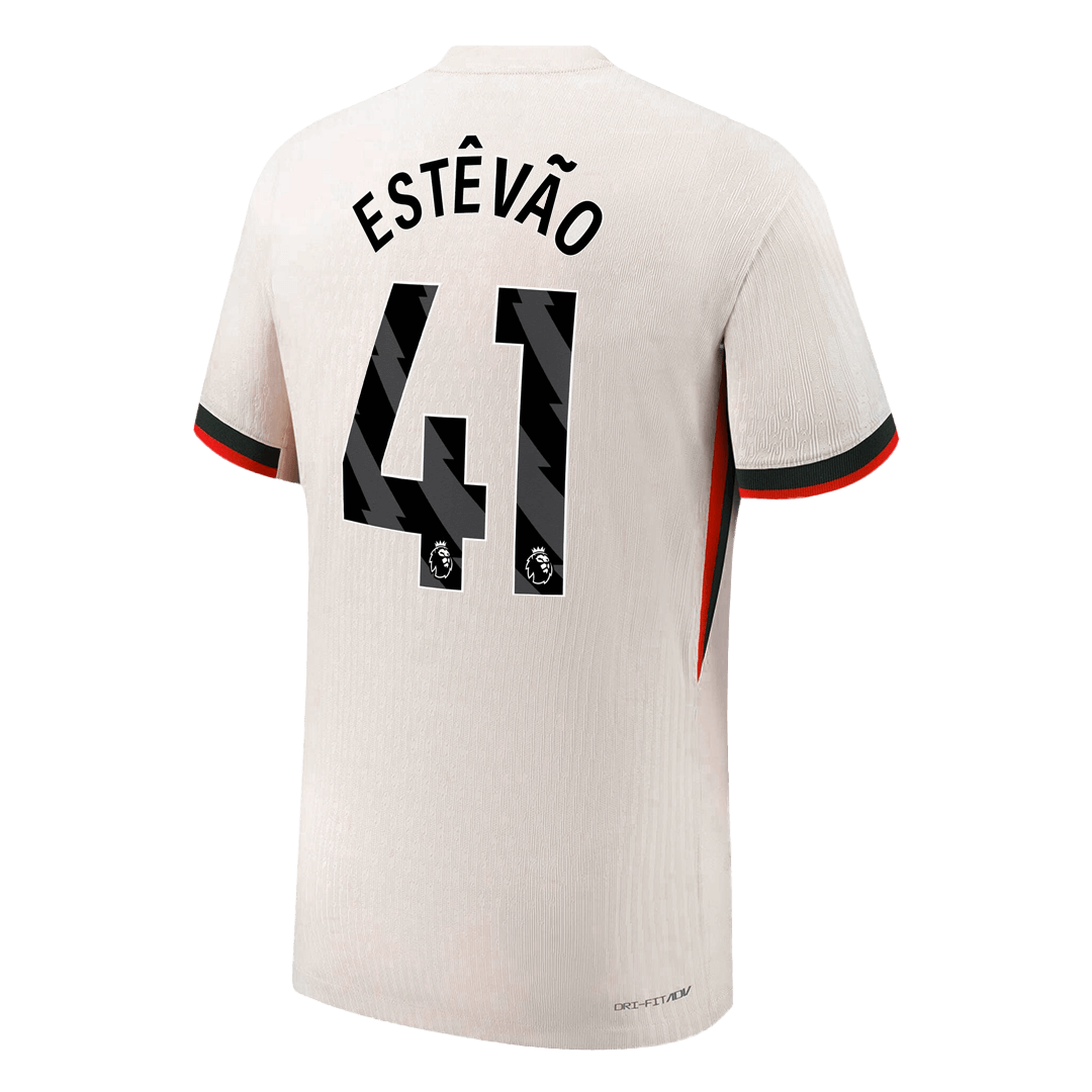 Player Version ESTÊVÃO #41 Chelsea Away Football Shirt 2025/26