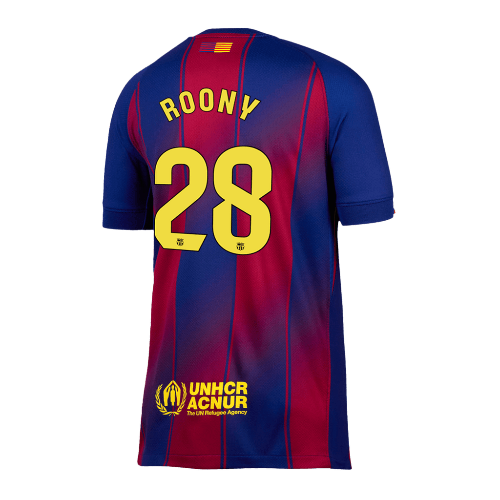 ROONY #28 Barcelona Home Football Shirt 2025/26
