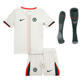 Kid's Chelsea Away Football Shirt Kit(Jersey+Shorts+Socks) 2025/26 White