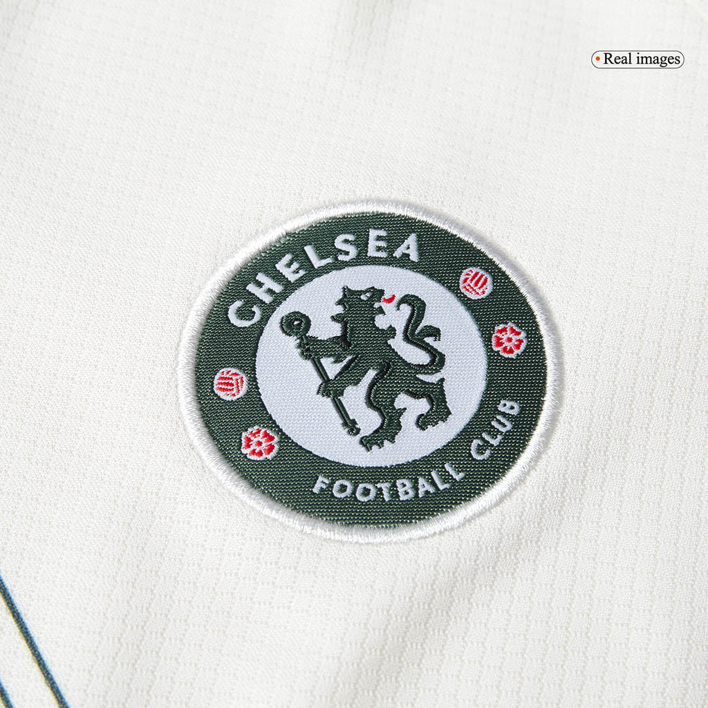 Kid's Chelsea Away Football Shirt Kit(Jersey+Shorts+Socks) 2025/26 White