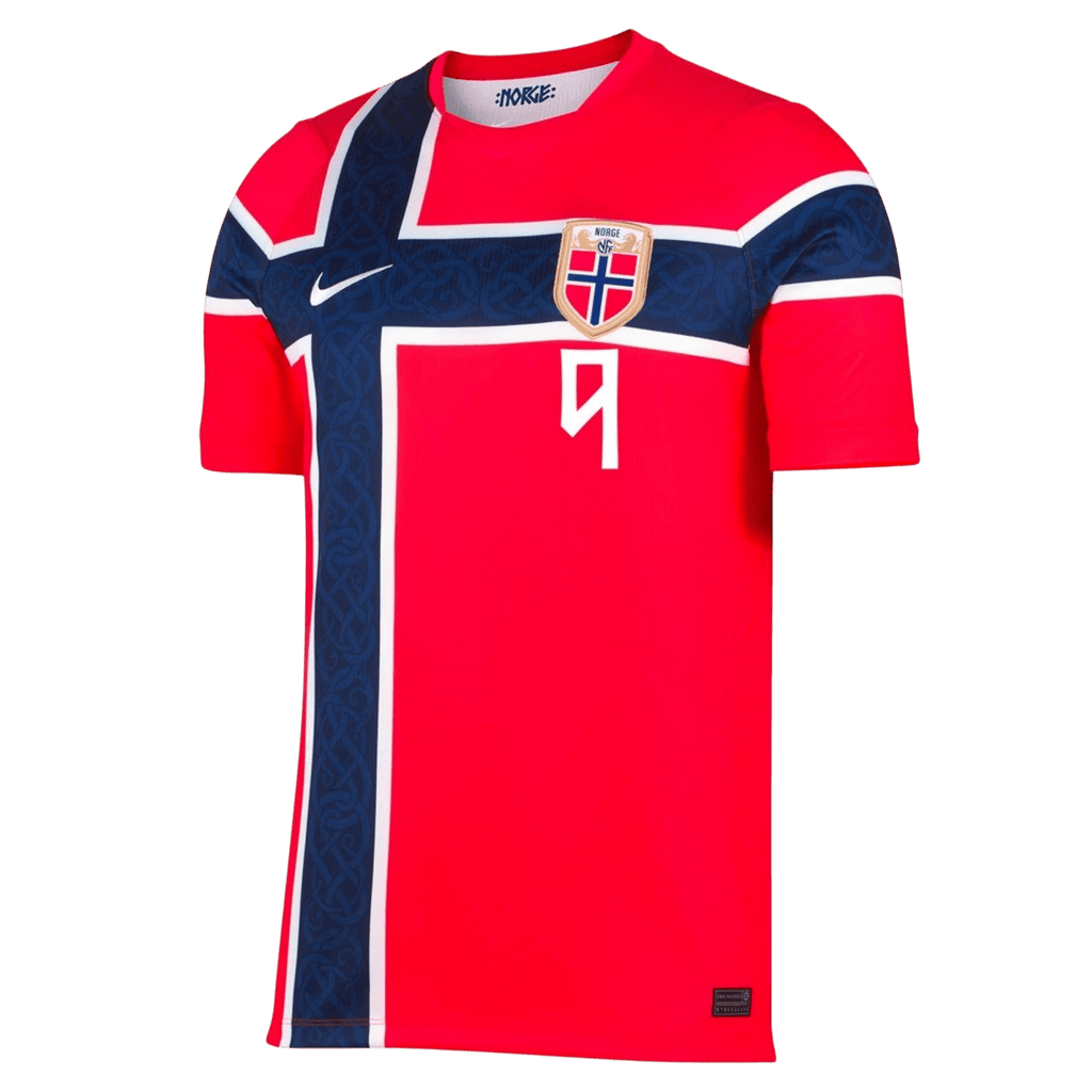 BRAUT HAALAND #9 Norway Home Jersey World Cup 2026
