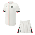 Chelsea Away Football Shirt Kit(Jersey+Shorts) 2025/26 White