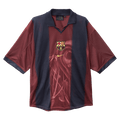 Retro 2000/01 Barcelona X CJ Home Football Shirt Red&Blue