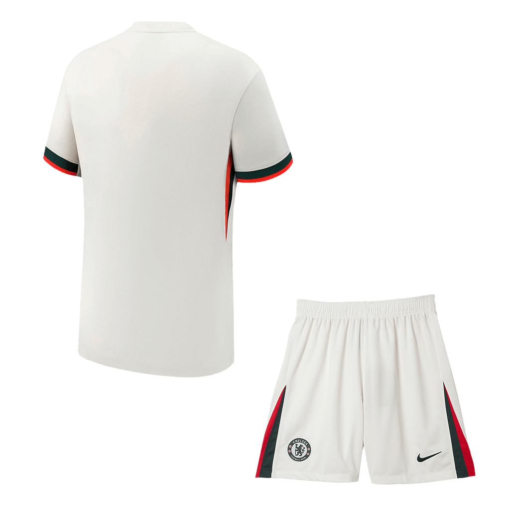 Chelsea Away Football Shirt Kit(Jersey+Shorts) 2025/26 White