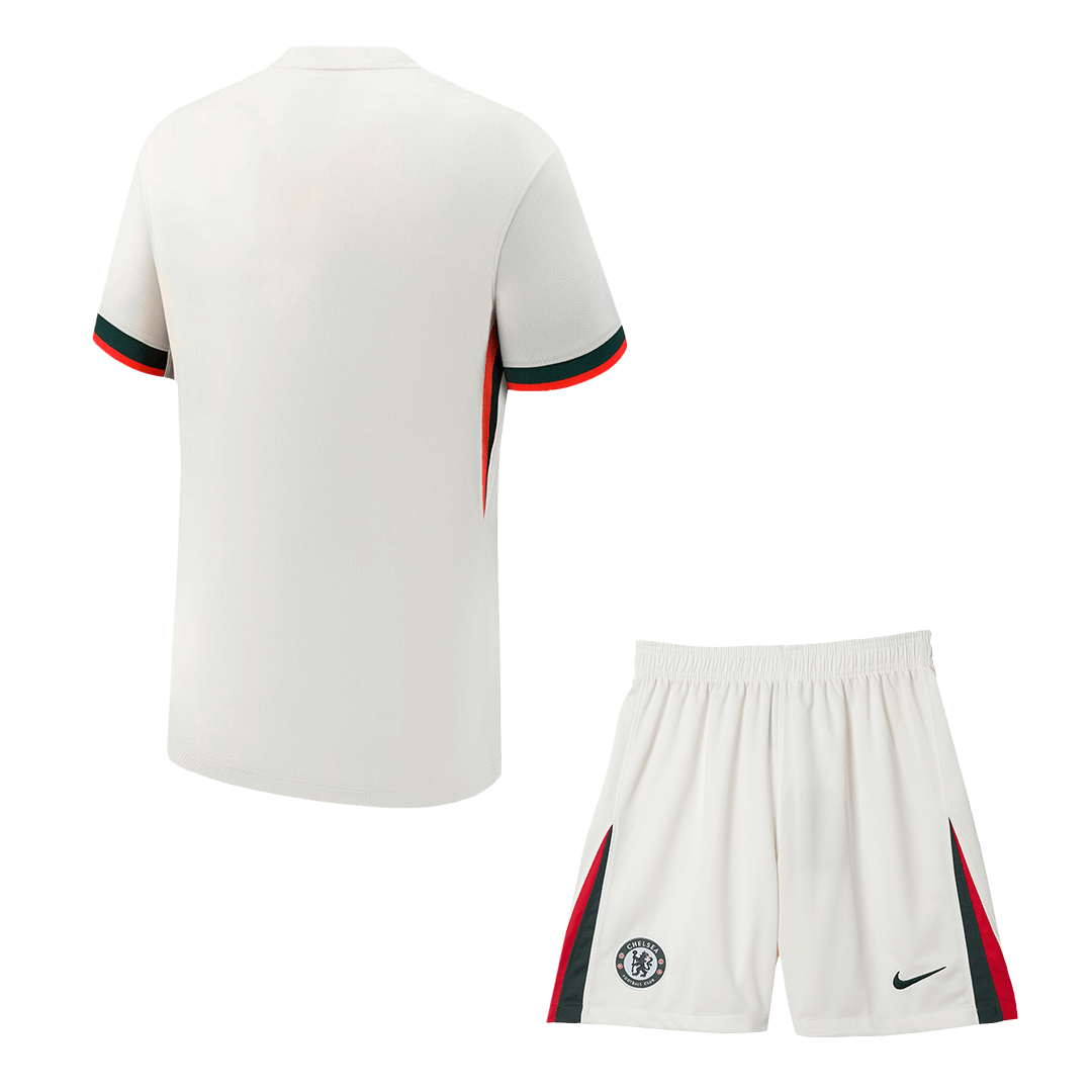 Chelsea Away Football Shirt Kit(Jersey+Shorts) 2025/26 White