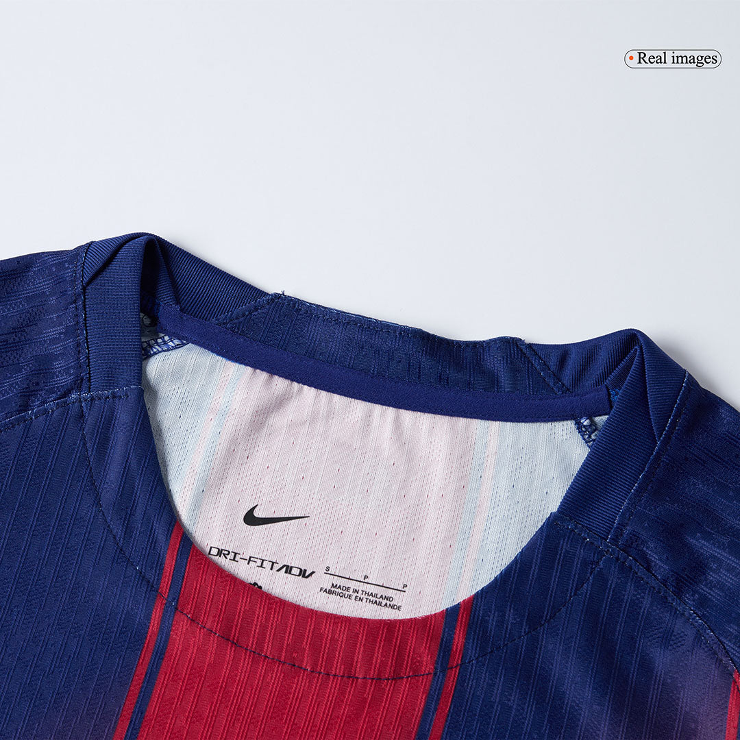 Player Version CUBARSÍ #2 Barcelona Home Football Shirt 2025/26 Red&Blue