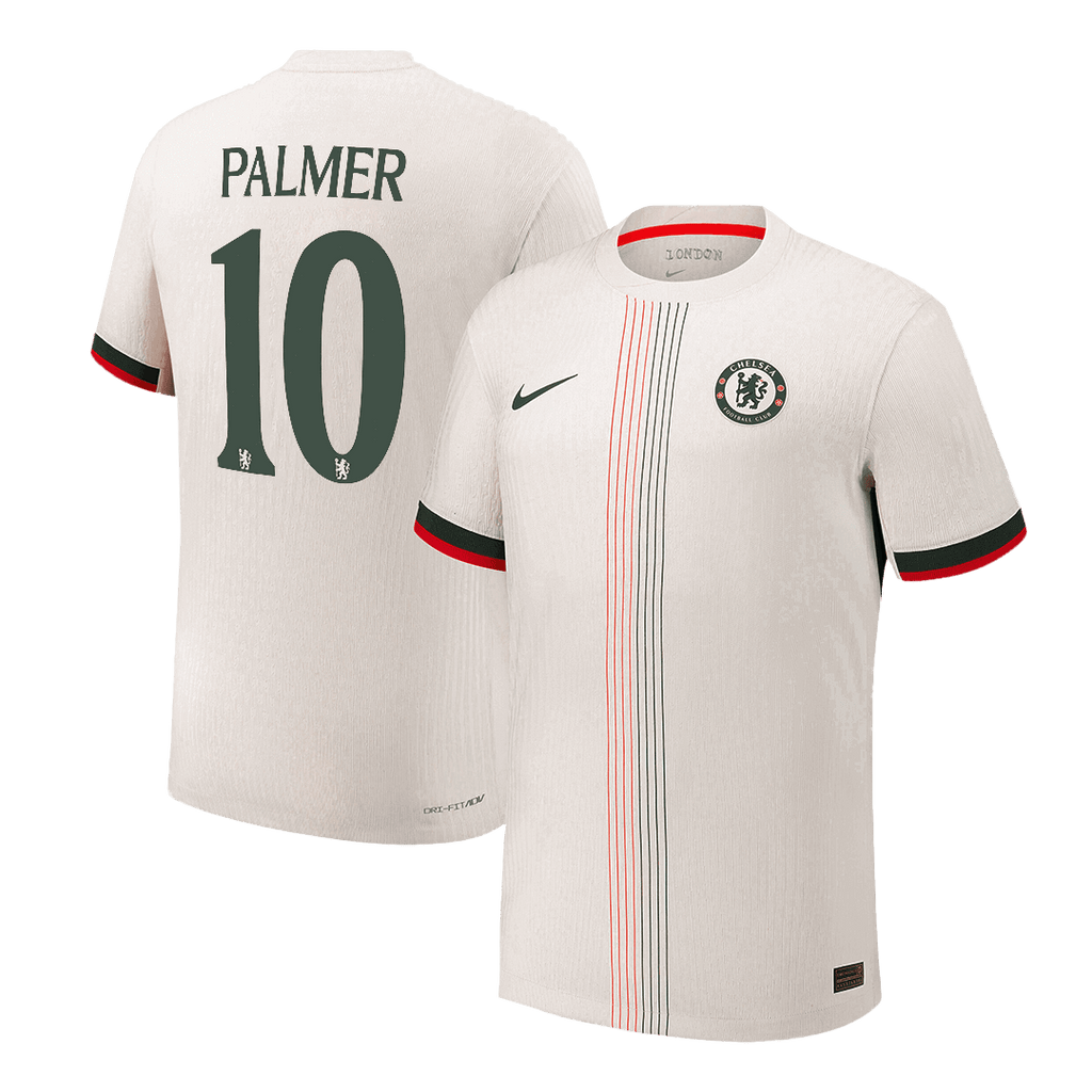 Player Version PALMER #10 Chelsea Away Football Shirt 2025/26 White - UCL