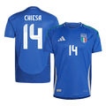 Player Version CHIESA #14 Italy Home Football Shirt Euro 2024