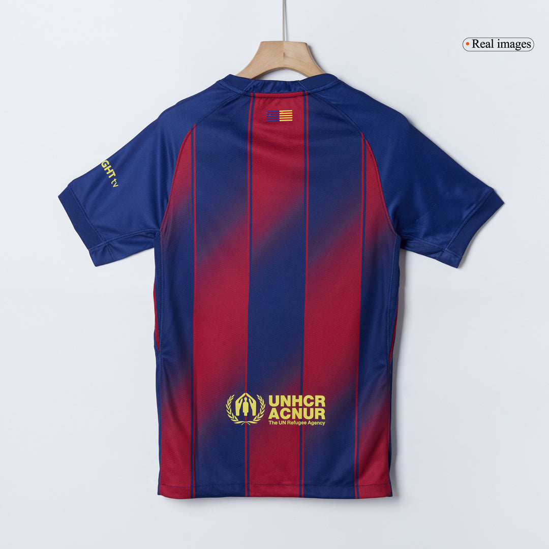 RASHFORD #14 Barcelona Home Football Shirt 2025/26 Red&Blue