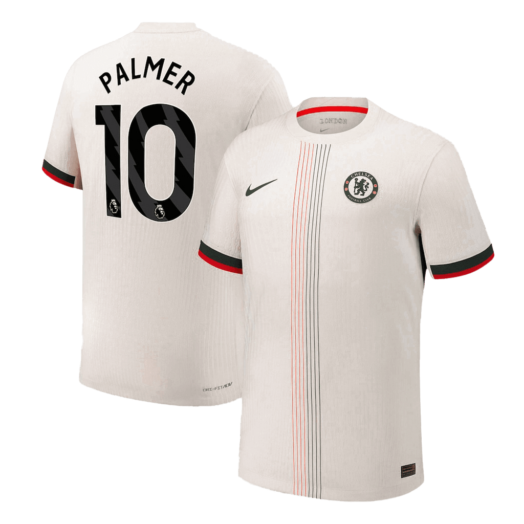 Player Version PALMER #10 Chelsea Away Football Shirt 2025/26 White
