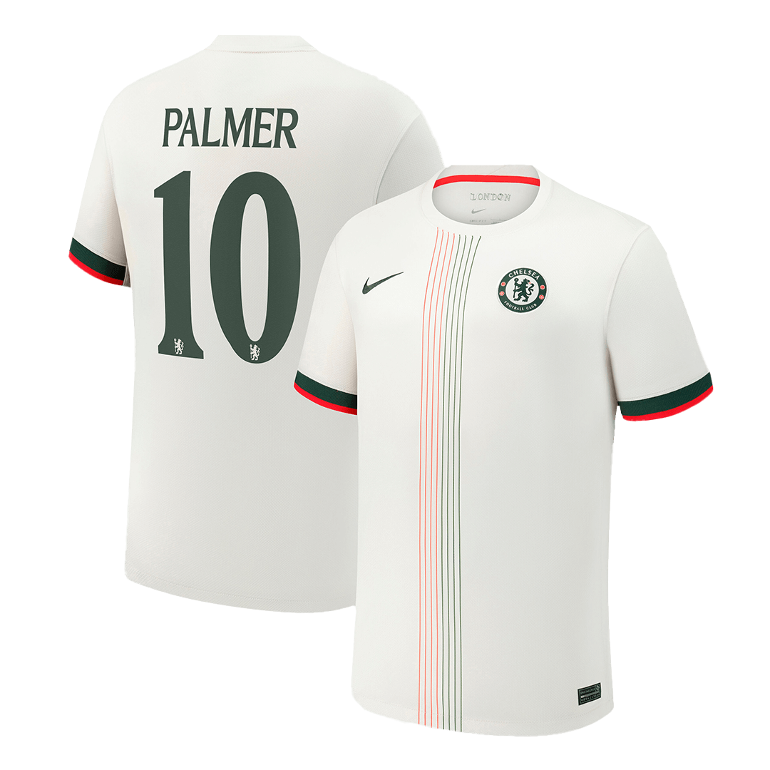 PALMER #10 Chelsea Away Football Shirt 2025/26 White - UCL