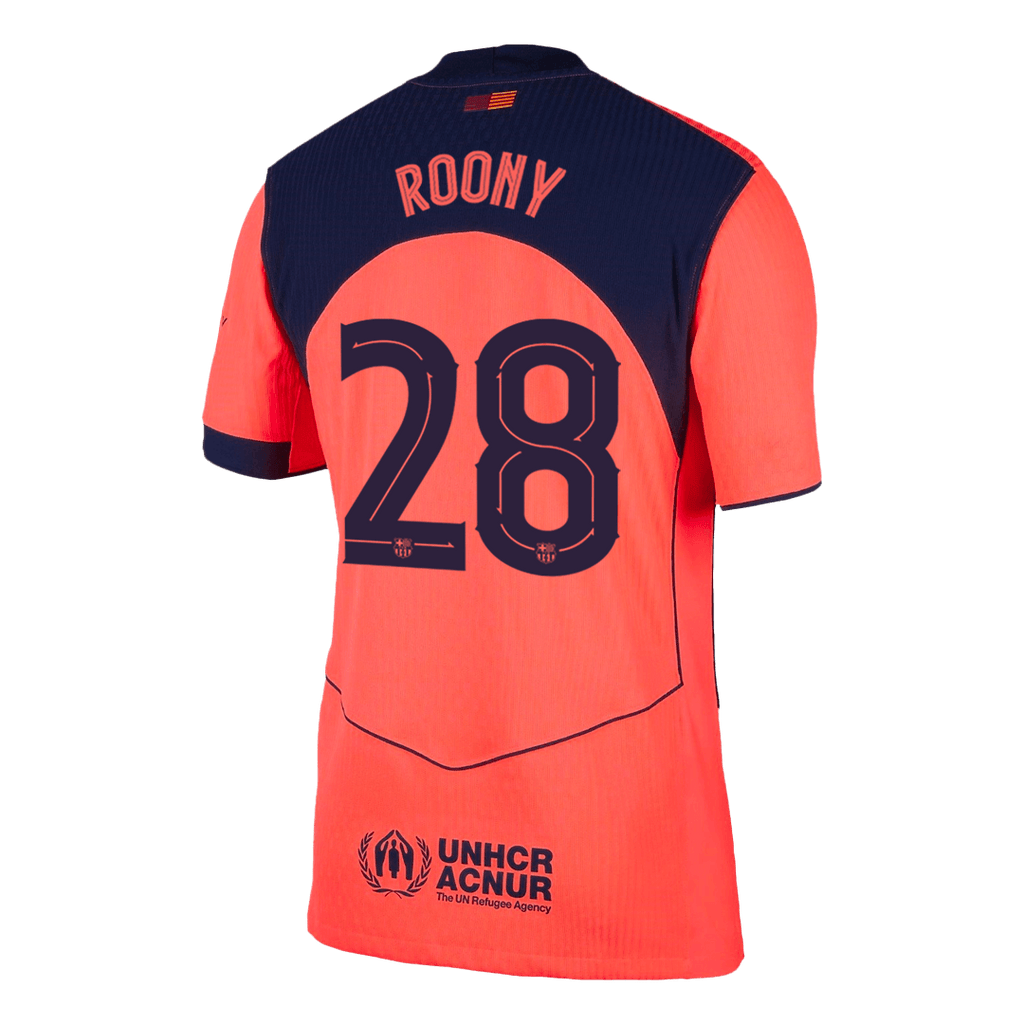 Player Version ROONY #28 Barcelona Third Away Football Shirt 2025/26